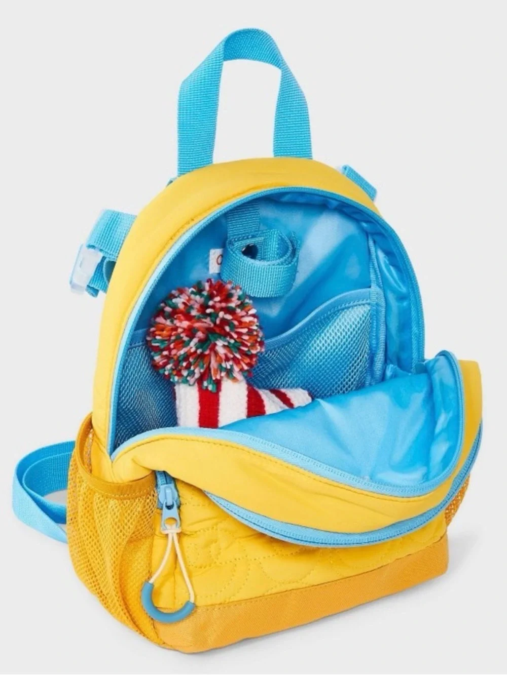 Cat & Jack Kids Yellow and Blue Quilted Mini Backpack
